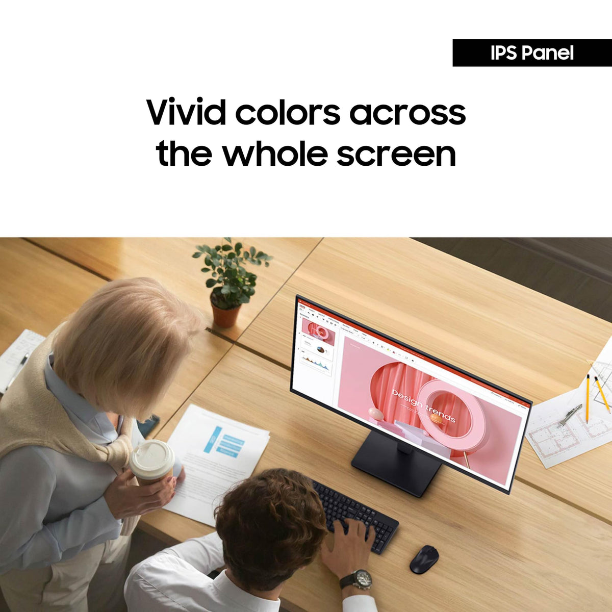 Samsung Essential S3 27-inch IPS Monitor, 100Hz (LS27D304GANXZA)