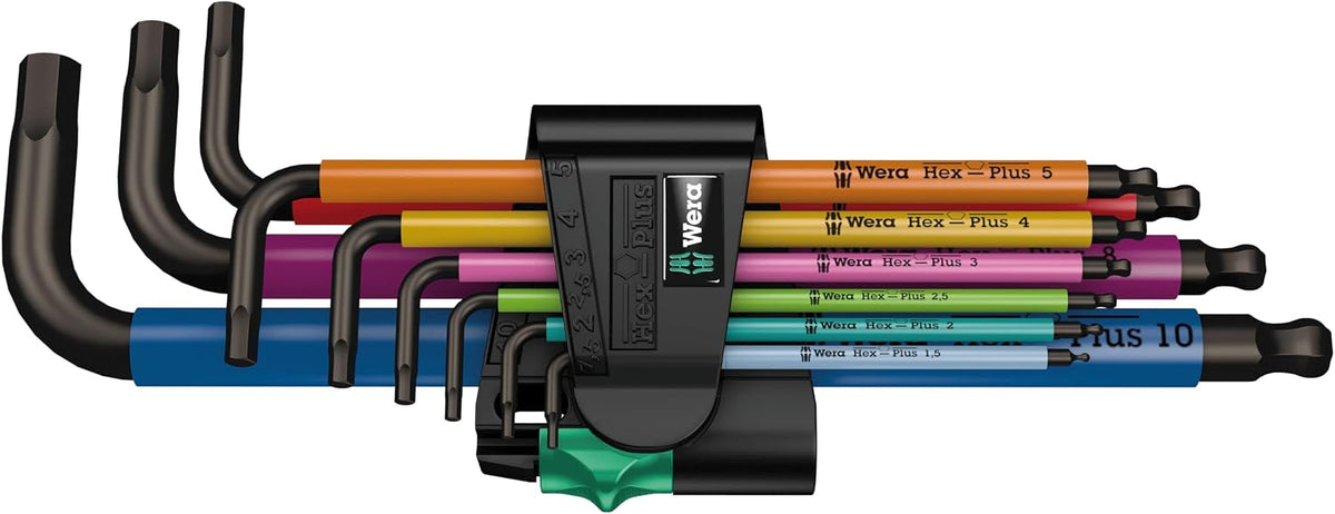 Wera 950 SPKL/9 SM N Multicolour Metric L-Key Set, 9 Pieces (05073593001)
