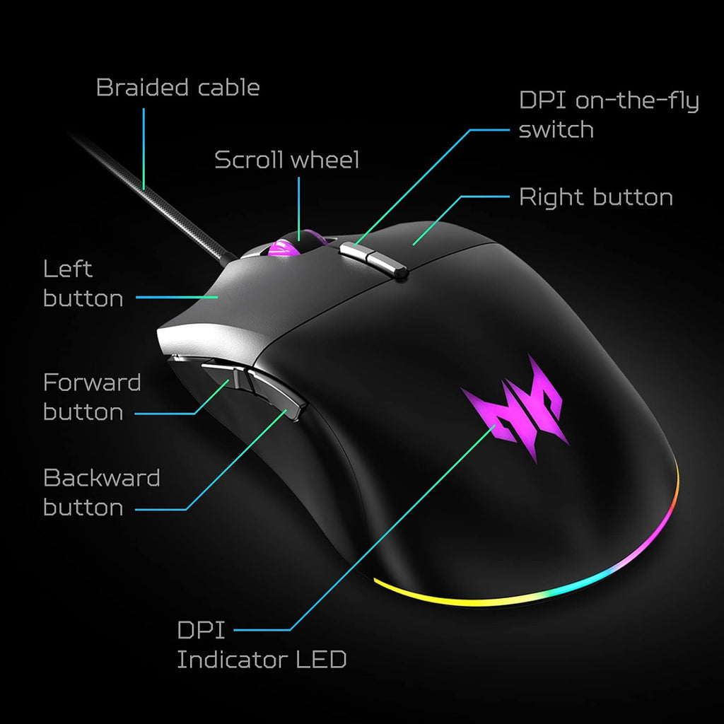 Acer Predator Cestus 330 RGB Gaming Mouse