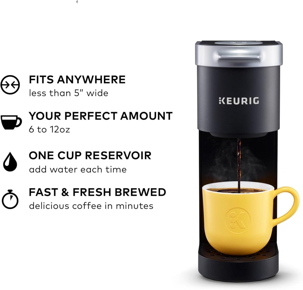 Keurig K-Mini Single Serve K-Cup Pod Coffee Maker, Black