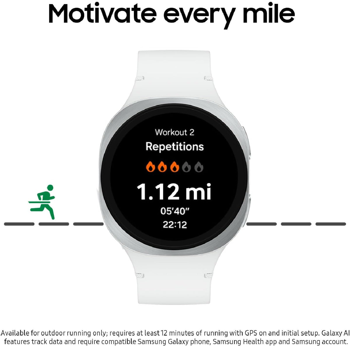 Samsung Galaxy Watch8 44mm Bluetooth Smartwatch, Graphite