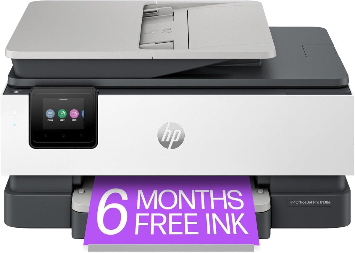 HP OfficeJet Pro 8138e Wireless All-in-One Color Inkjet Printer