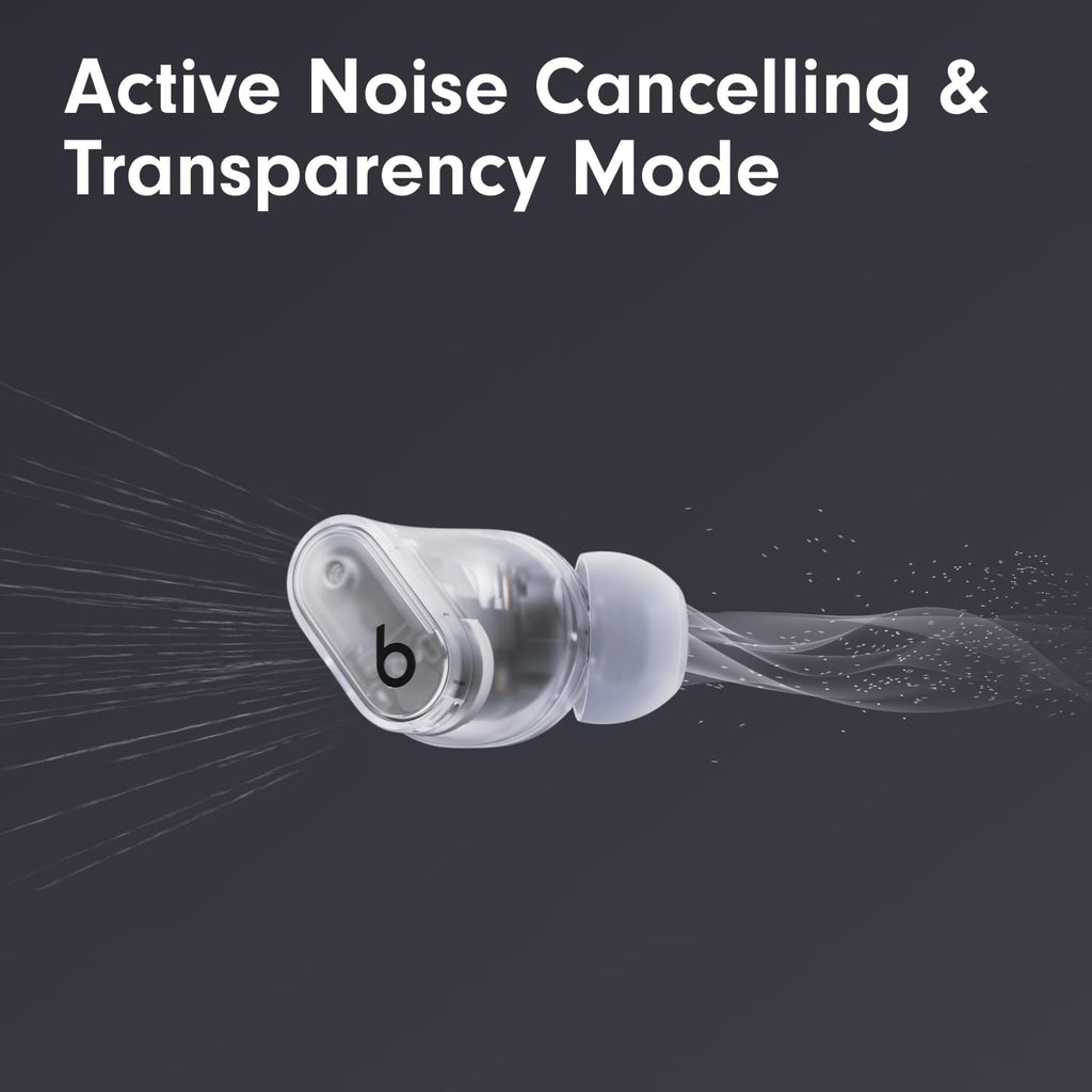 Beats Studio Buds + True Wireless Noise Cancelling Earbuds - Transparent