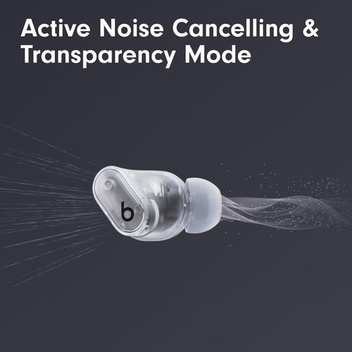 Beats Studio Buds + True Wireless Noise Cancelling Earbuds - Transparent
