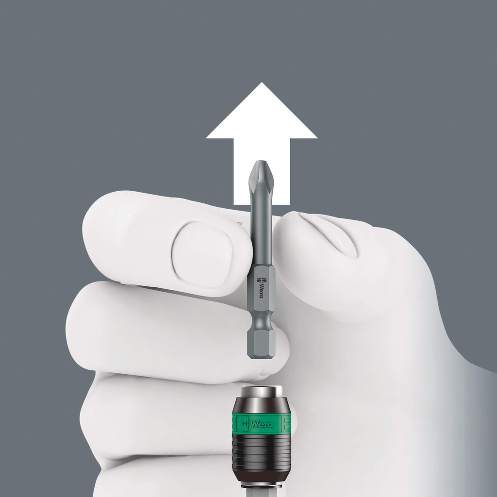 Wera 838 RA-R M Ratcheting Bit-Holding Screwdriver, 1/4" (05051493001)