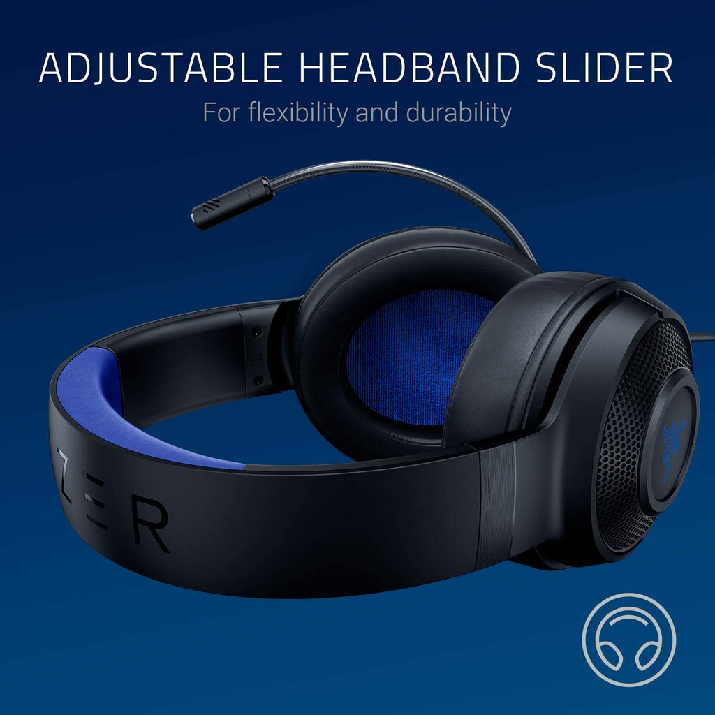 Razer Kraken X Ultralight Gaming Headset with 7.1 Surround Sound, Black