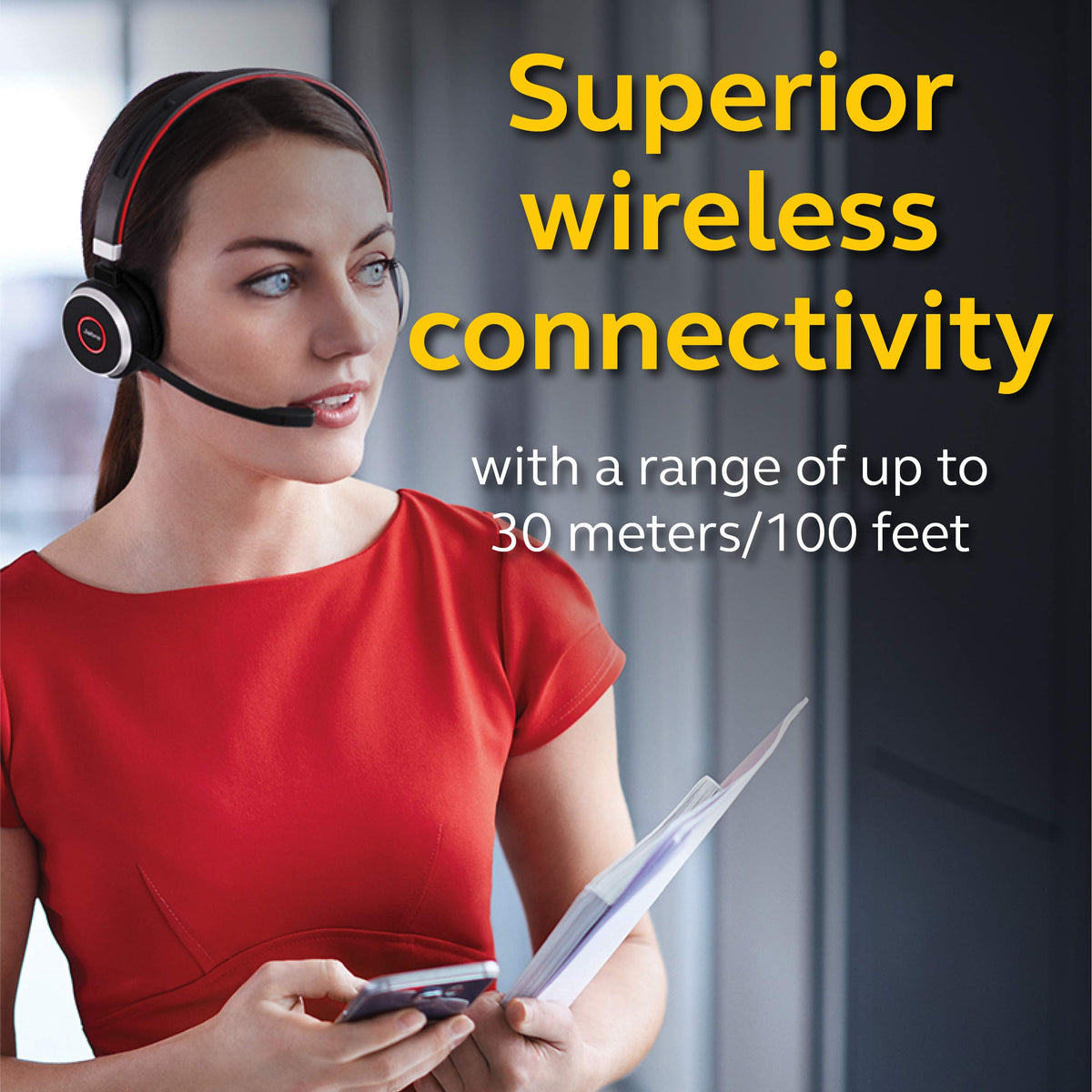 Jabra Evolve 65 SE Wireless Stereo Headset, Microsoft Teams