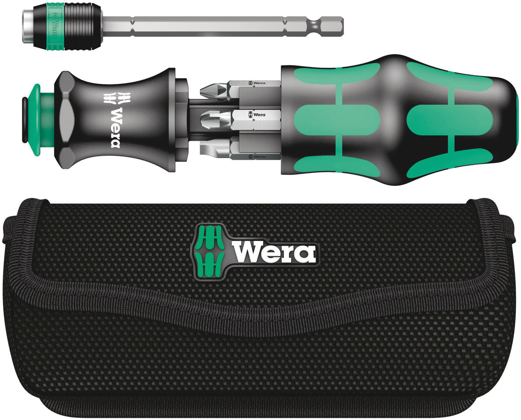 Wera Kraftform Kompakt 25 Bit Holder Set with Pouch (05051024001)