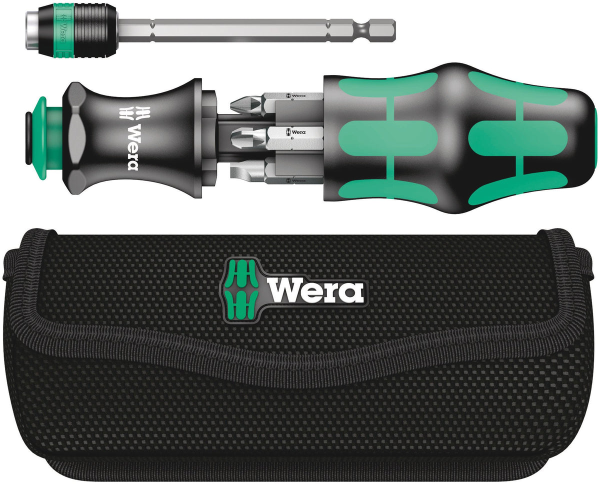 Wera Kraftform Kompakt 25 Bit Holder Set with Pouch (05051024001)