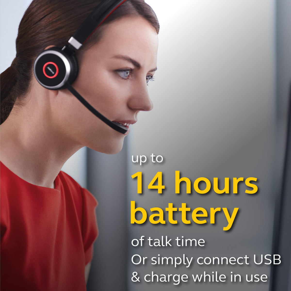 Jabra Evolve 65 SE Wireless Stereo Headset, Microsoft Teams