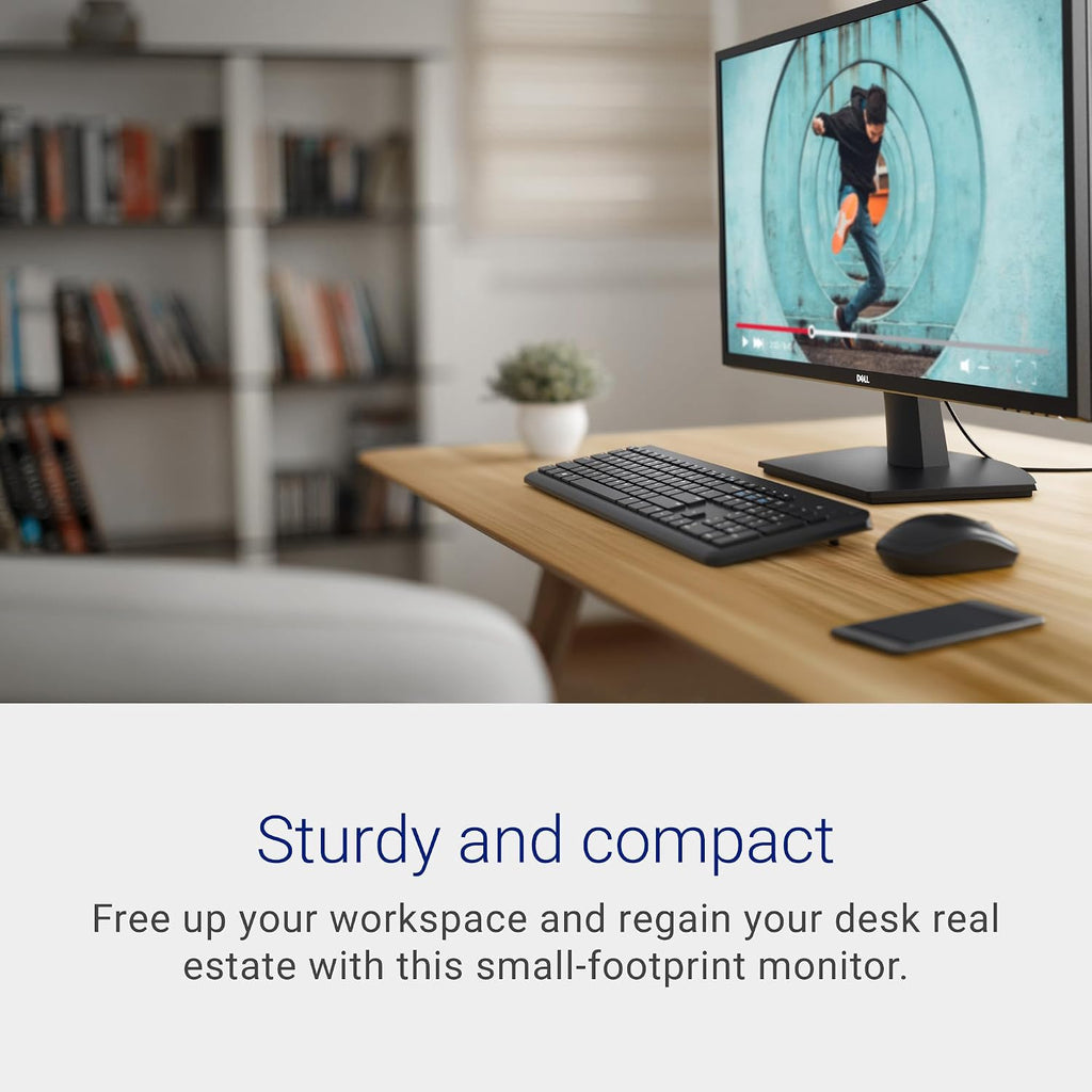 Dell SE2722HX 27" Full HD Monitor, 75Hz, AMD FreeSync