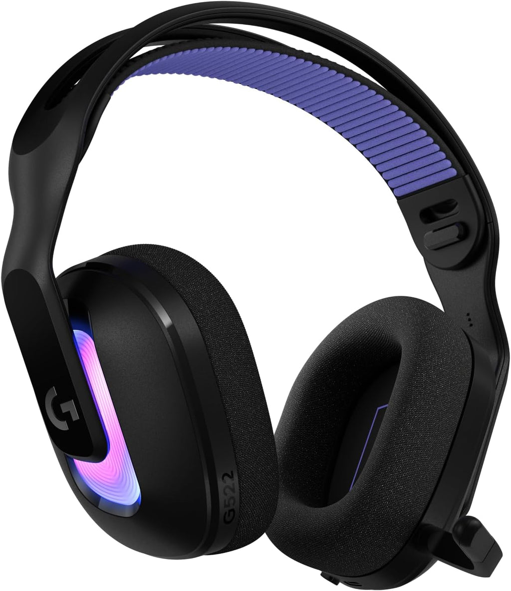 Logitech G522 Lightspeed Wireless Gaming Headset, Black
