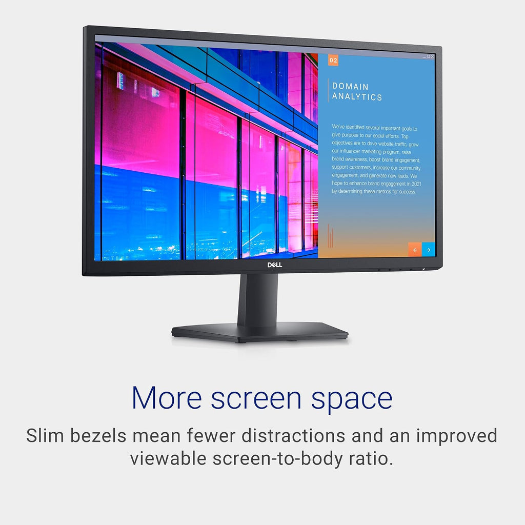 Dell SE2422HX 24" Full HD Monitor, 75Hz, AMD FreeSync