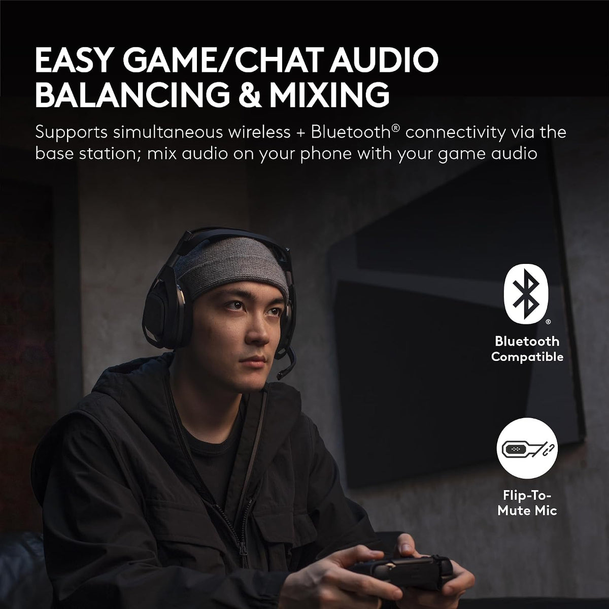 Logitech G Astro A50 X Lightspeed Wireless Gaming Headset with Base Station, Black