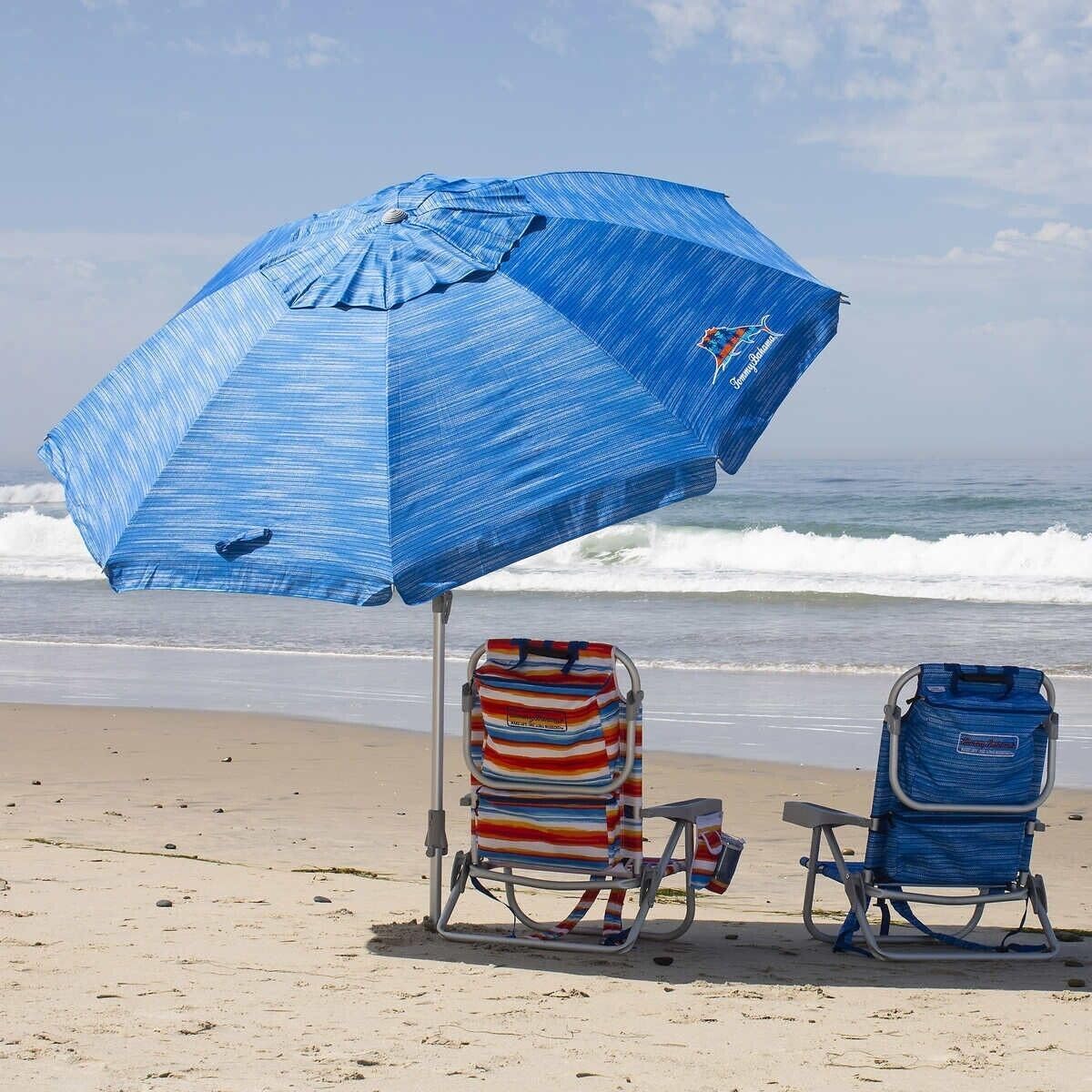 Tommy Bahama Beach Umbrella, Blue
