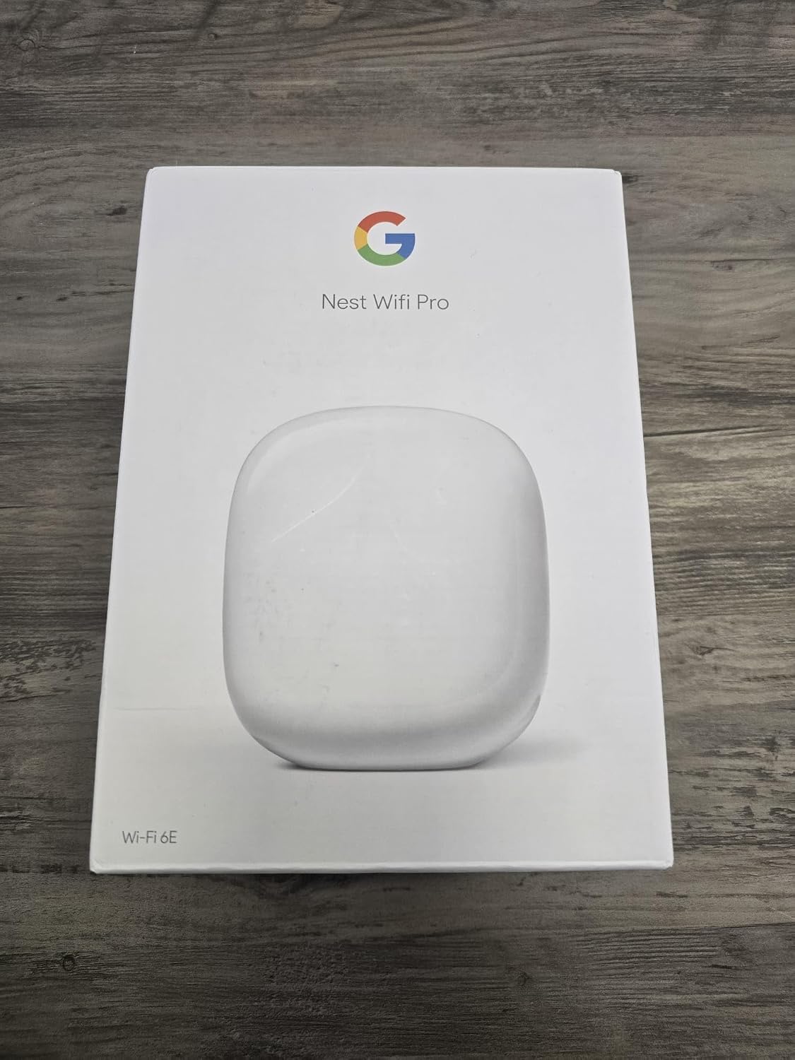 Google Nest Wifi Pro Wi-Fi 6E Mesh Router, 1 Pack, Snow