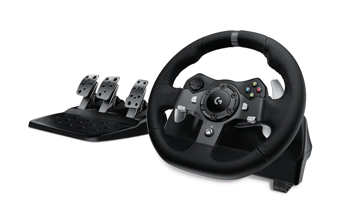 Logitech G920 Driving Force Racing Wheel and Pedals for Xbox & PC