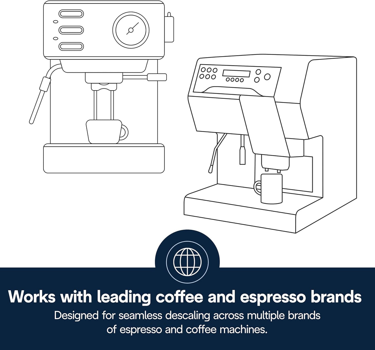 De'Longhi EcoDecalk Universal Descaler for Coffee Machines, 16.9 oz