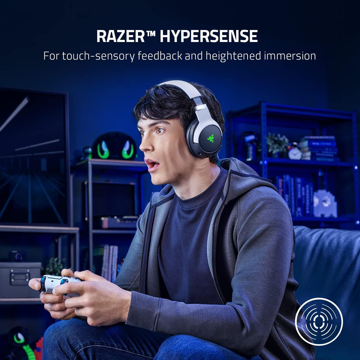 Razer Kaira Pro Wireless Gaming Headset with HyperSense Haptics for PlayStation