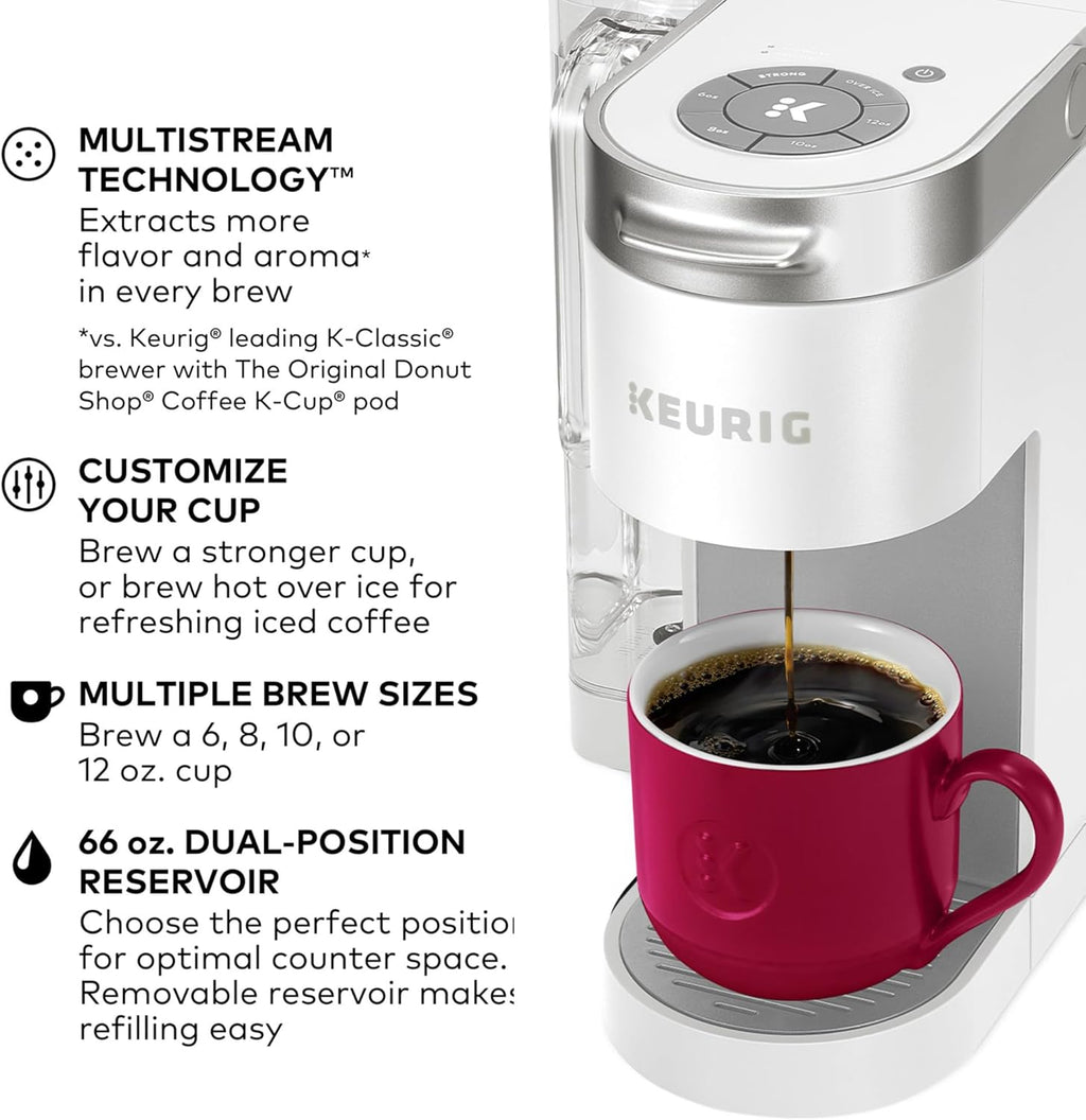 Keurig K-Supreme Single Serve K-Cup Pod Coffee Maker - White