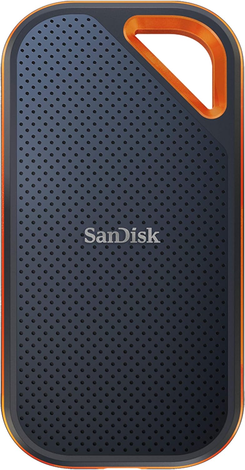 SanDisk 1TB Extreme PRO Portable SSD, USB-C, up to 2000MB/s (SDSSDE81-1T00-G25)