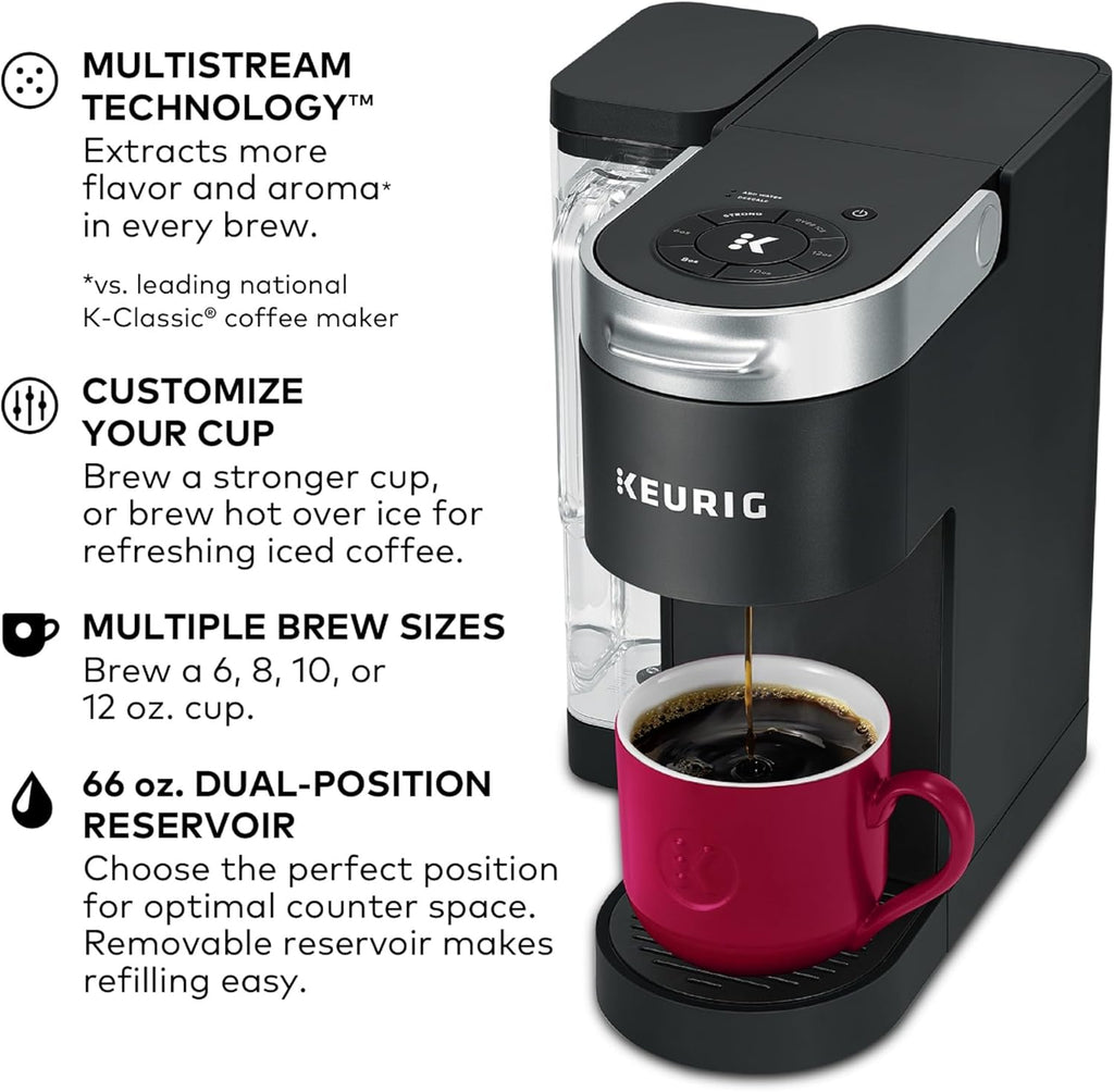 Keurig K-Supreme Single Serve K-Cup Pod Coffee Maker - Black