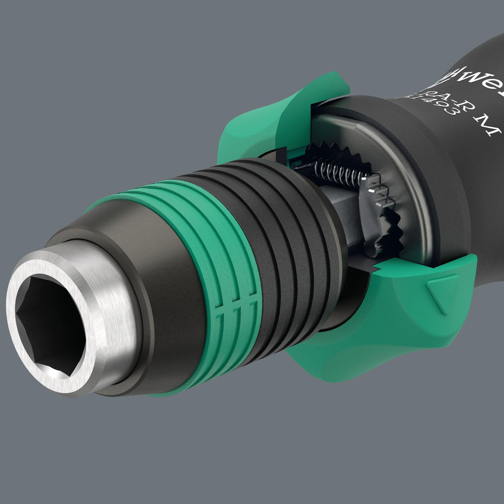 Wera 838 RA-R M Ratcheting Bit-Holding Screwdriver, 1/4" (05051493001)