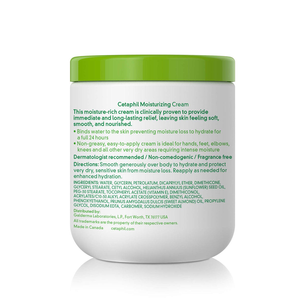 Cetaphil Moisturizing Cream for Dry to Very Dry Skin, 20 oz