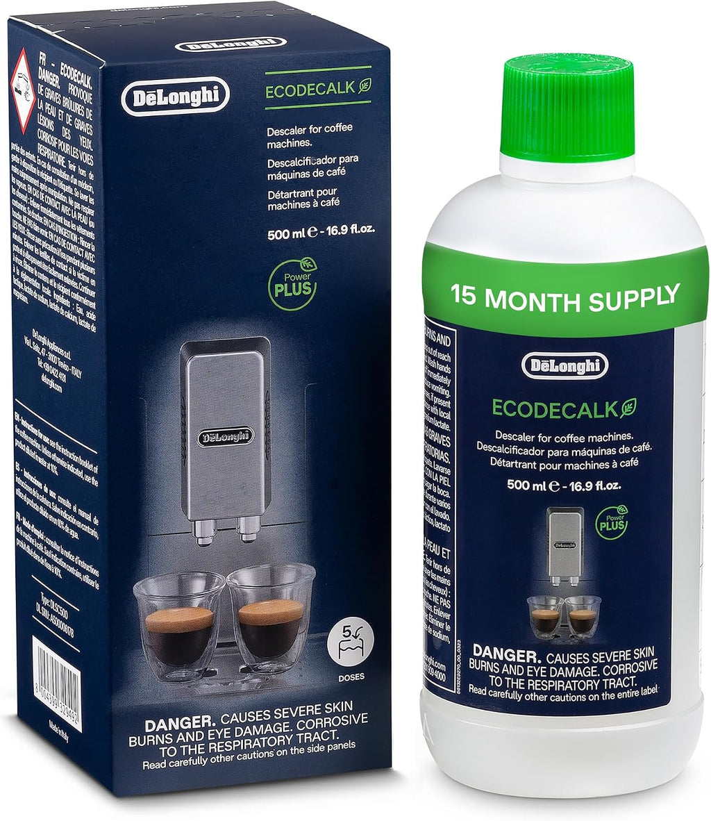 De'Longhi EcoDecalk Universal Descaler for Coffee Machines, 16.9 oz