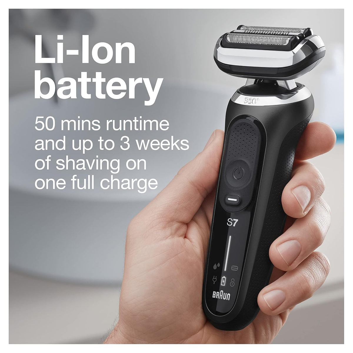 Braun Series 7 7075cc Wet & Dry Electric Shaver with SmartCare Center