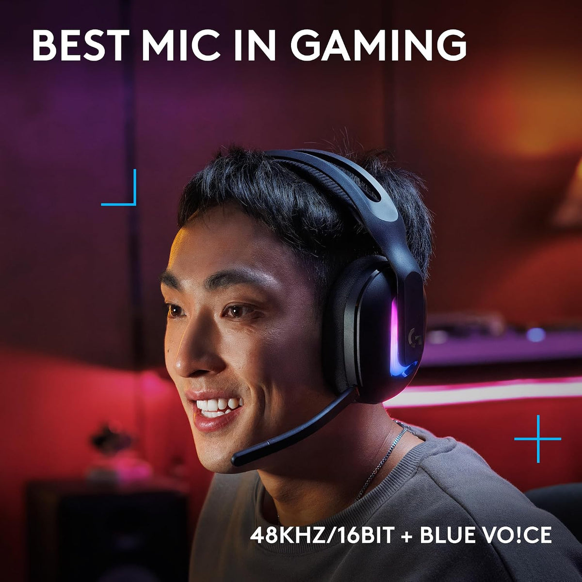 Logitech G522 Lightspeed Wireless Gaming Headset, Black