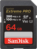 SanDisk Extreme PRO 64GB SDXC UHS-II Memory Card