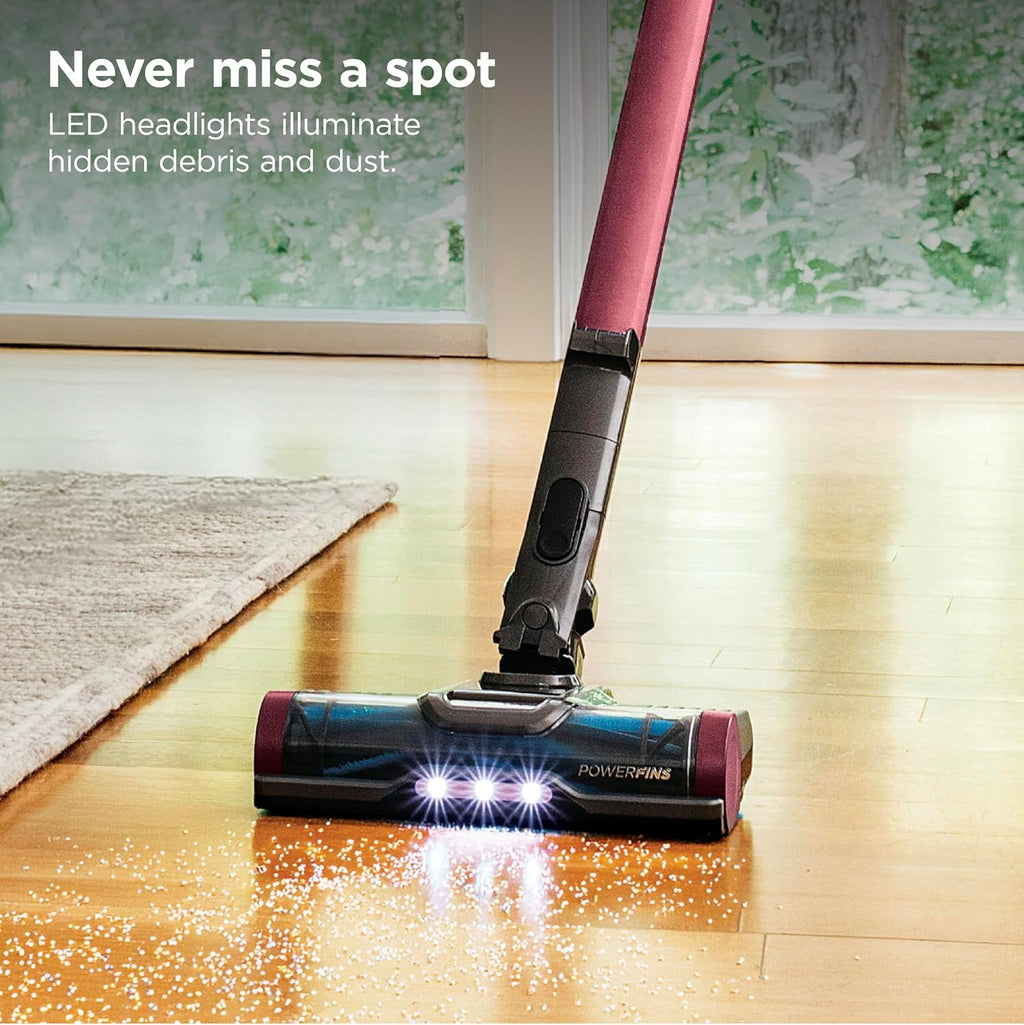 Shark Cordless Pet Stick Vacuum with PowerFins, Red (IZ362H)