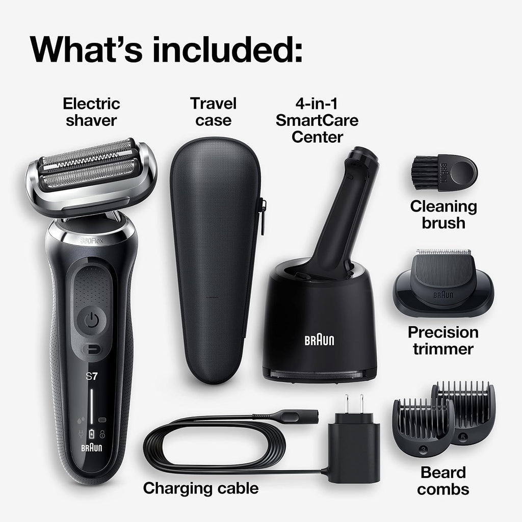 Braun Series 7 7075cc Wet & Dry Electric Shaver with SmartCare Center