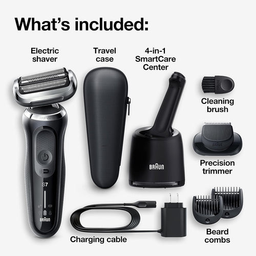 Braun Series 7 7075cc Wet & Dry Electric Shaver with SmartCare Center