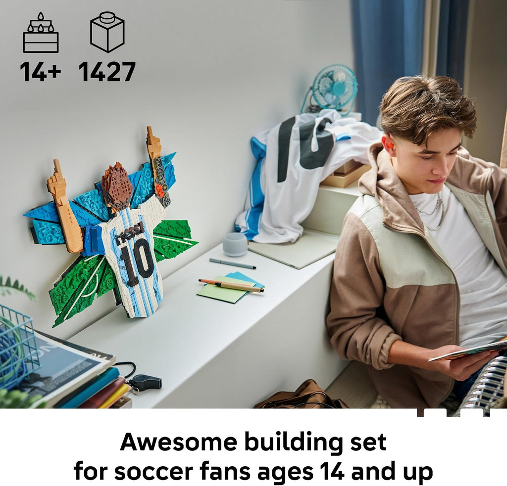 LEGO Editions Lionel Messi – Celebration Wall Art (43018)