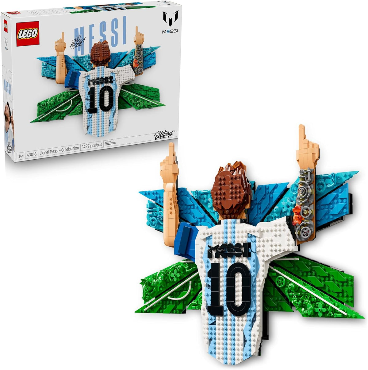 LEGO Editions Lionel Messi – Celebration Wall Art (43018)