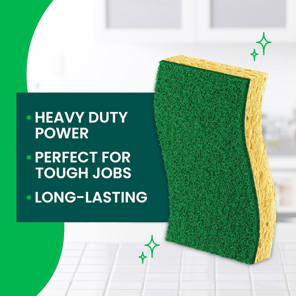 Scotch-Brite Heavy Duty Scrub Sponges, 24 Pack