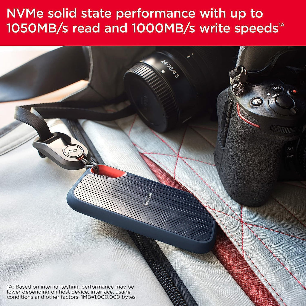 SanDisk Extreme Portable SSD 2TB, USB-C (SDSSDE61-2T00)