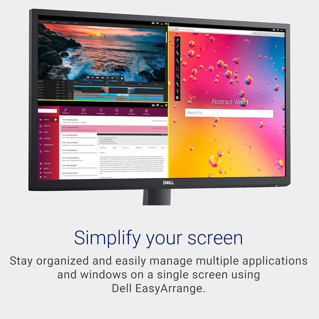 Dell SE2422HX 24" Full HD Monitor, 75Hz, AMD FreeSync