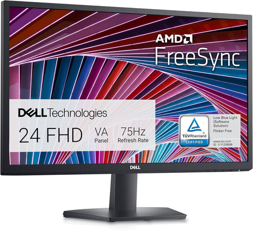 Dell SE2422HX 24" Full HD Monitor, 75Hz, AMD FreeSync