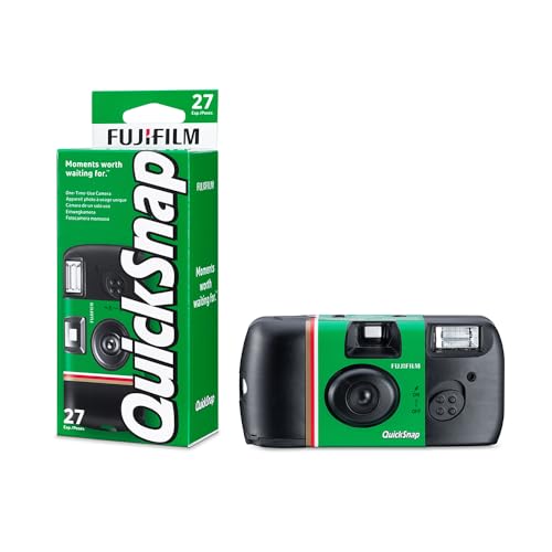 Fujifilm QuickSnap Flash 400 One-Time-Use Camera, 27 Exposures