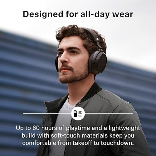 Sennheiser Momentum 4 Wireless Noise Cancelling Headphones, Black
