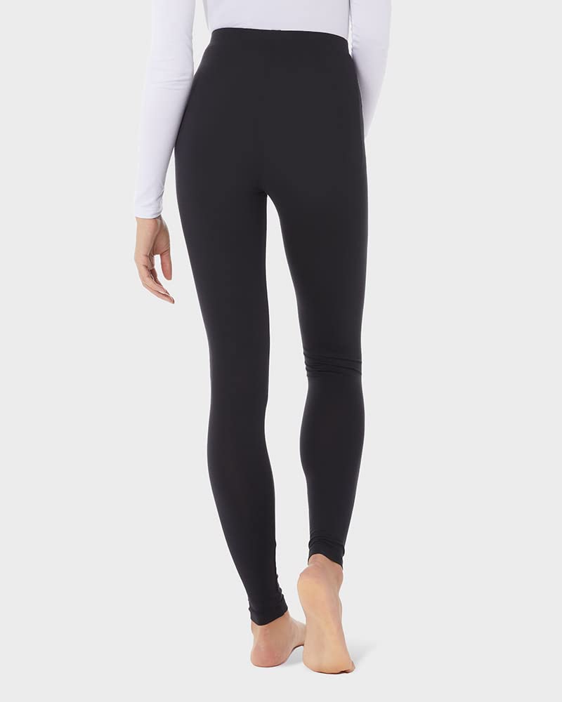 32 Degrees Women's Ultra Light Thermal Baselayer Leggings, 2-Pack, Black
