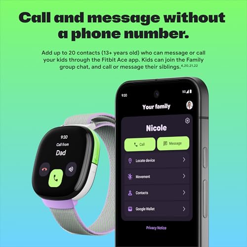 Google Fitbit Ace LTE Kids Smartwatch