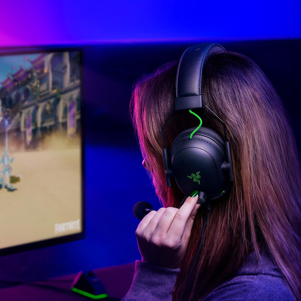 Razer BlackShark V2 Gaming Headset with THX 7.1 Spatial Surround, Black
