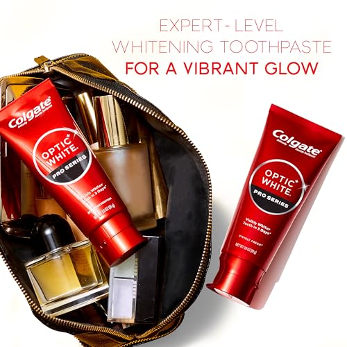 Colgate Optic White Pro Series Stain Prevention Toothpaste, 3 oz, 3-Pack