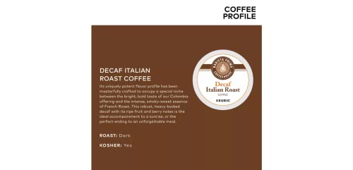 Barista Prima Coffeehouse Italian Roast Decaf K-Cup Pods, 96 Count