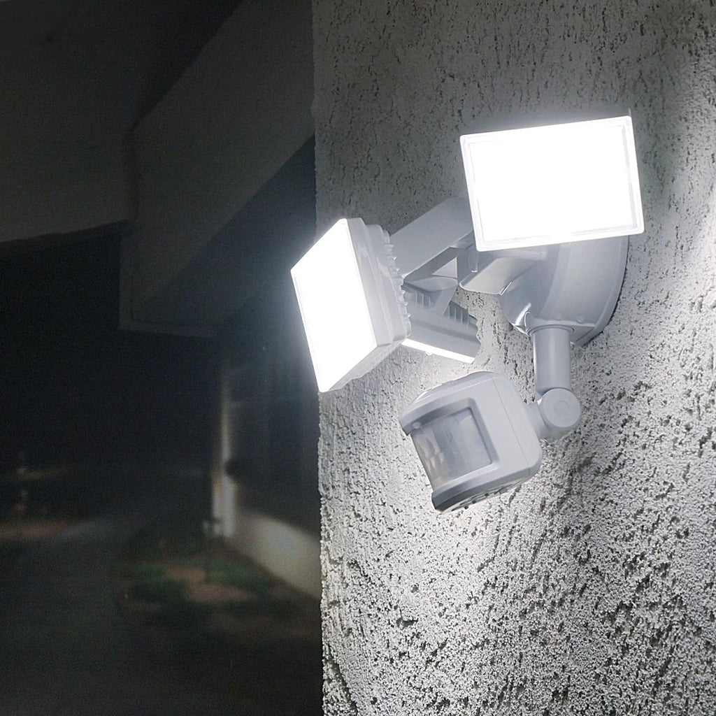 Koda Outdoor Motion-Activated LED Security Floodlight, 3000 Lumens