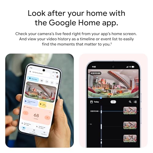 Google Nest Cam Indoor (Wired, 3rd Gen) 2K Security Camera